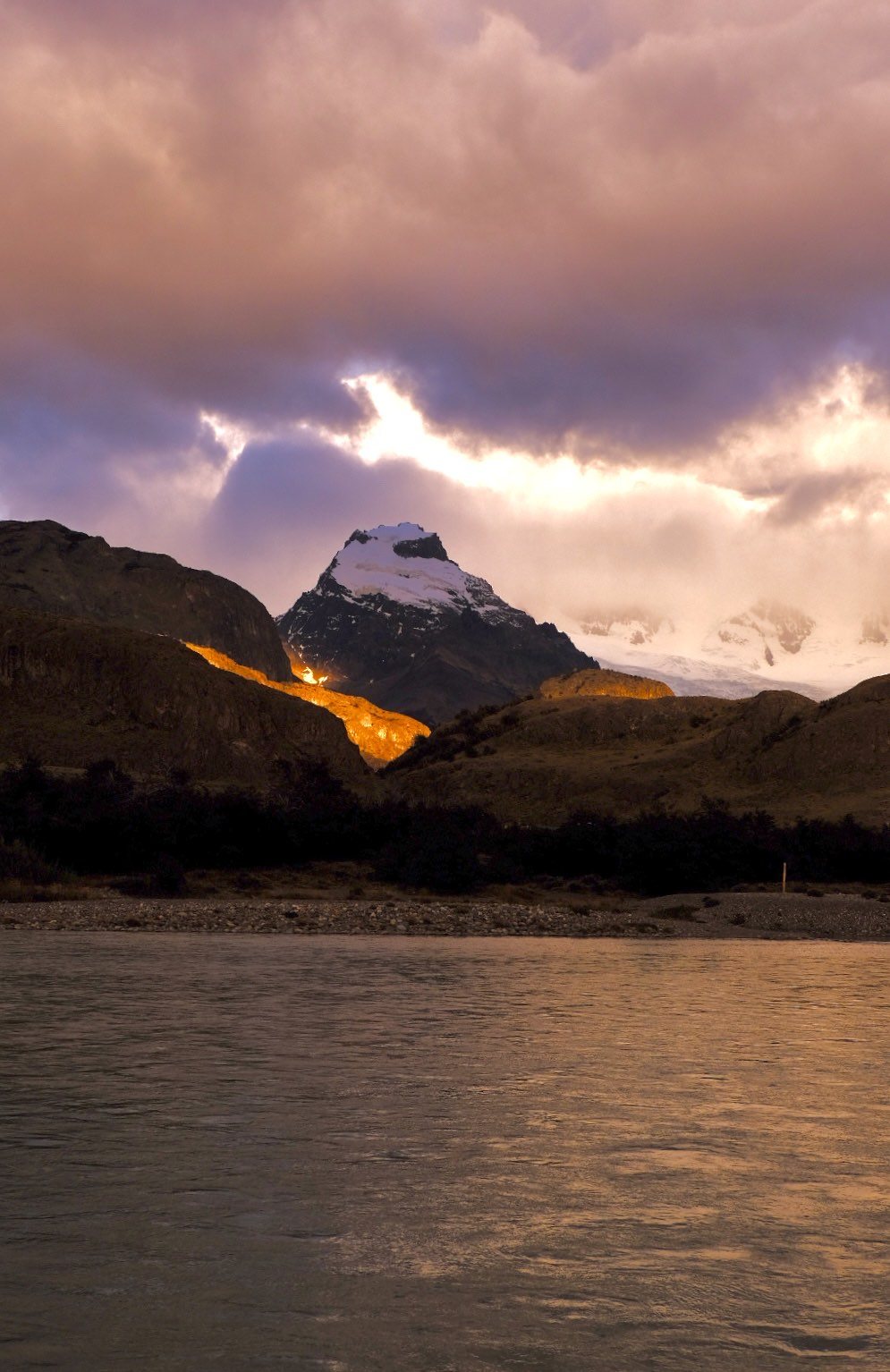 El Chaltén at sunset